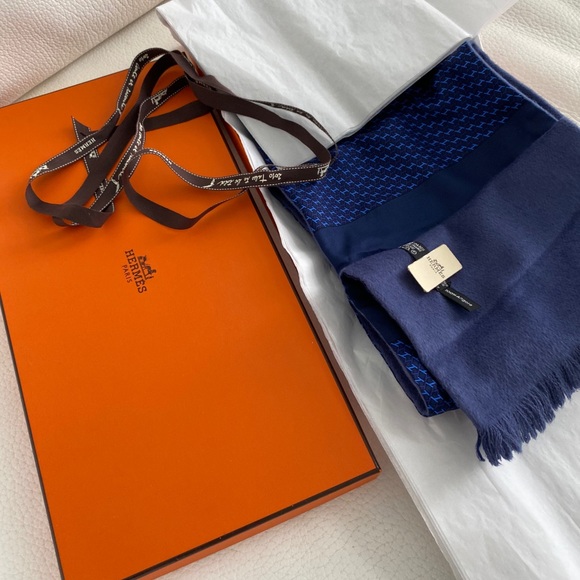 Hermès scarf shawl pashmina new w/ tags unissex - Picture 2 of 15